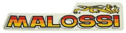 Malossi matrica logóval 87x21mm Malossi Váz, idomok és járműkiegészítők Matricák és járműdekoráció Egyéb matricák és dekorációs elemek