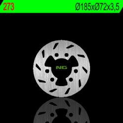NG Brake Disc NG FÉKEK Fix Fék Tárcsa - 273 NG Brake Disc Fékrendszer és alkatrészei Fékbetétek, fékpofák és féktárcsák Féktárcsák