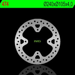 NG Brake Disc NG BRAKES Fix Fék Tárcsa - 474 NG Brake Disc Fékrendszer és alkatrészei Fékbetétek, fékpofák és féktárcsák Féktárcsák