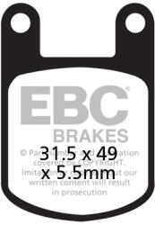 EBC Brakes EBC FA050 fékbetét (1 tárcsához, komplett) EBC Brakes Fékrendszer és alkatrészei Fékbetétek, fékpofák és féktárcsák Tárcsafékbetétek