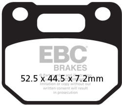 EBC Brakes EBC FA110 első fékbetét garnitúra (1 tárcsához) EBC Brakes Fékrendszer és alkatrészei Fékbetétek, fékpofák és féktárcsák Tárcsafékbetétek