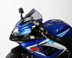 MRA GSX-R 600/750 06-07 Racing plexi, füstszürke MRA Váz, idomok és járműkiegészítők Szélvédők és tartozékaik Szélvédők Motorkerékpár- és robogószélvédők