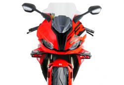 MRA motoros plexi BMW S1000 RR 2023-2024, R forma, átlátszó MRA Váz, idomok és járműkiegészítők Szélvédők és tartozékaik Szélvédők Motorkerékpár- és robogószélvédők