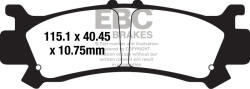 EBC Brakes EBC FA701TT fékbetét (1 tárcsához) EBC Brakes Fékrendszer és alkatrészei Fékbetétek, fékpofák és féktárcsák Tárcsafékbetétek