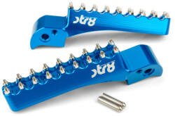 STR8 Beta RR 50 (2021 előtti) STR8 CNC utas lábtartó, kék STR8 Váz, idomok és járműkiegészítők Lábtartók és lábvezérlés Utaslábtartók