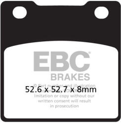 EBC Brakes EBC FA161 fékbetét garnitúra (1 tárcsához) EBC Brakes Fékrendszer és alkatrészei Fékbetétek, fékpofák és féktárcsák Tárcsafékbetétek