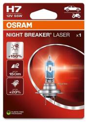 OSRAM H7 Night Breaker Laser izzó 12V 55W PX26d - 1 darab OSRAM Elektromos alkatrészek Világítás és fényjelzés Izzók Fényszóróizzók H7/PX26d fényszóróizzók