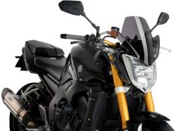 Puig Yamaha FZ1 06-16 speciális szélvédő, sötétszürke Puig Váz, idomok és járműkiegészítők Szélvédők és tartozékaik Szélvédők Motorkerékpár- és robogószélvédők