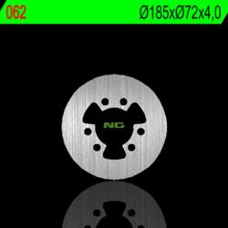 NG Brake Disc NG BRAKES Fix Fék Tárcsa - 062 NG Brake Disc Fékrendszer és alkatrészei Fékbetétek, fékpofák és féktárcsák Féktárcsák
