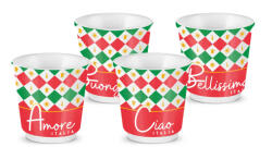 Bialetti Ciao Italia! csésze szett 4db (TRICOL02)
