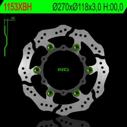 NG Brake Disc NG BRAKES Petal Lebegő - 1153XBH NG Brake Disc Fékrendszer és alkatrészei Fékbetétek, fékpofák és féktárcsák Féktárcsák