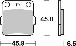 BREMBO terepjáró szinterelt fékbetétek - 07HO22SD BREMBO Fékrendszer és alkatrészei Fékbetétek, fékpofák és féktárcsák Tárcsafékbetétek