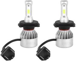 P2R SELECTION P2R LED H4 12V izzó, P43t foglalat, 8000 lumen, 6500K, alumínium hűtőventilátorral, fényszóróhoz (2 db/csomag) SELECTION P2R (Motorisé) Elektromos alkatrészek Világítás és fényjelzés Izzók F