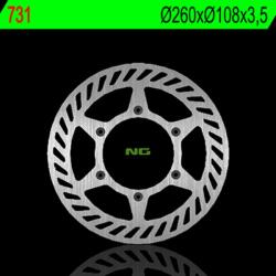 NG Brake Disc NG BRAKES Fix Féknyereg - 731 NG Brake Disc Fékrendszer és alkatrészei Fékbetétek, fékpofák és féktárcsák Féktárcsák