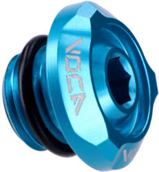 Voca Racing Olajbetöltő csavar M14x1.5 mm türkiz Minarelli vízszintes motorhoz Voca Racing Motoralkatrészek Motorblokk és rögzítése Olajbetöltő, leeresztő és ellenőrző csavarok