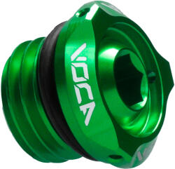 Voca Racing Olajbetöltő dugó VOCA V2 CNC zöld Minarelli AM, Generic, KSR-Moto számára Voca Racing Motoralkatrészek Motorblokk és rögzítése Olajbetöltő, leeresztő és ellenőrző csavarok