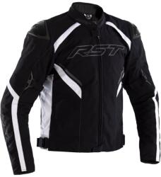 RST Sabre CE textil kabát - fekete/fekete/fehér L RST Ruházat és védőfelszerelés Kabátok Motoros textil-, hálós és vízálló kabátok