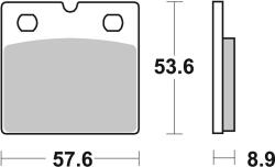 BREMBO utcai szénszálas-kerámia fékbetétek - 07BB2107 BREMBO Fékrendszer és alkatrészei Fékbetétek, fékpofák és féktárcsák Tárcsafékbetétek