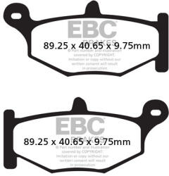 EBC Brakes EBC FA419 fékbetét szett (1 tárcsához) EBC Brakes Fékrendszer és alkatrészei Fékbetétek, fékpofák és féktárcsák Tárcsafékbetétek