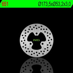 NG Brake Disc NG BRAKES Fix Fék Tárcsa - 651 NG Brake Disc Fékrendszer és alkatrészei Fékbetétek, fékpofák és féktárcsák Féktárcsák