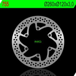 NG Brake Disc NG BRAKES Fix Féktárcsa - 755 NG Brake Disc Fékrendszer és alkatrészei Fékbetétek, fékpofák és féktárcsák Féktárcsák