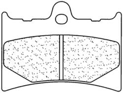 CL BRAKES utcai szinterelt fém fékbetétek - 2398XBK5 CL BRAKES Fékrendszer és alkatrészei Fékbetétek, fékpofák és féktárcsák Tárcsafékbetétek