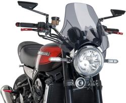 Puig Universal Modelo Plus füstszínű szélvédő Puig Váz, idomok és járműkiegészítők Szélvédők és tartozékaik Szélvédők Motorkerékpár- és robogószélvédők
