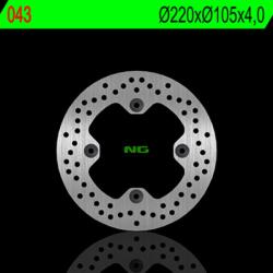 NG Brake Disc NG FÉKEK Fix Fék Tárcsa - 043 NG Brake Disc Fékrendszer és alkatrészei Fékbetétek, fékpofák és féktárcsák Féktárcsák