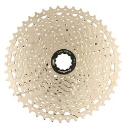 SUNRACE MS8 11 sebességes kazetta 11-46 fog, Shimano kompatibilis, metál ezüst (dobozban) SUNRACE Egyéb járművek Kerékpározás Kerékpár-alkatrészek Kazetták, szabadonfutók és fogaskerekek Kerékpár-kazetták