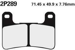 Nissin utcai/terepjáró szinterelt fém fékbetétek - 2P-289ST NISSIN Fékrendszer és alkatrészei Fékbetétek, fékpofák és féktárcsák Tárcsafékbetétek
