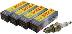 Bosch WR7DC+ gyújtógyertya, 4 darabos készlet Bosch Elektromos alkatrészek Gyújtásrendszer Gyújtógyertyák és gyújtótrafók Gyújtógyertyák
