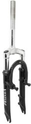 SELECTION P2R (Vélo) SELECTION P2R MTB 20" első villa, acél, rugós-elastomer, fekete, 50 mm rugóút, menetes kormánycső (220-130 mm), 1"-22, 2 mm belső átmérő SELECTION P2R (Vélo) Egyéb járművek Kerékpározás Kerékpár-alkat