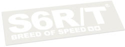 Stage6 R/T Matrica Stage6 R/T 140x48mm fehér Stage6 R/T Váz, idomok és járműkiegészítők Matricák és járműdekoráció Egyéb matricák és dekorációs elemek