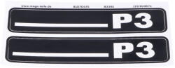MOGA Matrica szett 105mm x 21mm Hercules Prima 3-hoz MOGA Váz, idomok és járműkiegészítők Matricák és járműdekoráció Egyéb matricák és dekorációs elemek