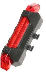 P2R P2R üléscsőre szerelhető hátsó lámpa, 5 LED, 2 funkció, USB-ről tölthető, fekete P2R (Vélo) Egyéb járművek Kerékpározás Kerékpáros kiegészítők Kerékpár-világítás és láthatóság