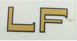  LF arany-fekete matrica 45x20mm Kreidler Florett számára Diverse / Import Váz, idomok és járműkiegészítők Matricák és járműdekoráció Egyéb matricák és dekorációs elemek