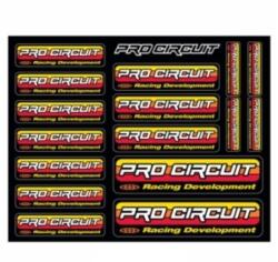 Pro Circuit eredeti logós matricaív PRO CIRCUIT Váz, idomok és járműkiegészítők Matricák és járműdekoráció Egyéb matricák és dekorációs elemek