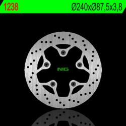 NG Brake Disc NG BRAKES Fix Fék Tárcsa - 1238 NG Brake Disc Fékrendszer és alkatrészei Fékbetétek, fékpofák és féktárcsák Féktárcsák