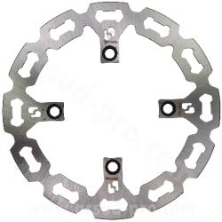BREN Maxiscooter hátsó féktárcsa Honda S-Wing / Pantheon / Silverwing 400-600cc / Forza 125cc / SH I 125-300cc 2009-2023 Ø240mm (OEM: 45351-KRJ-901 / 45351-KTF-891) BREN Fékrendszer és alkatrészei Fékbetét