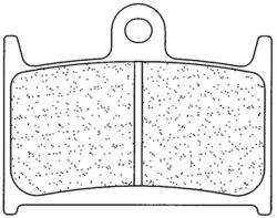 CL BRAKES utcai szintermetál fékbetétek - 2961A3+ CL BRAKES Fékrendszer és alkatrészei Fékbetétek, fékpofák és féktárcsák Tárcsafékbetétek