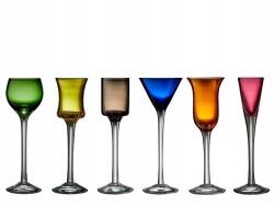  Lyngby Glass Színes Vodka Likőr Pohár 6 db-os (916208)