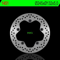 NG Brake Disc NG FÉKEK Fix FékTárcsa - 1451 NG Brake Disc Fékrendszer és alkatrészei Fékbetétek, fékpofák és féktárcsák Féktárcsák