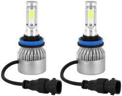 P2R SELECTION P2R LED izzó H8-H11 12V, PGJ19-1, 8000 lumen, 6500K, alumínium hűtőventilátorral (fényszóró), 2 db/csomag SELECTION P2R (Motorisé) Elektromos alkatrészek Világítás és fényjelzés Izzók Fénysz