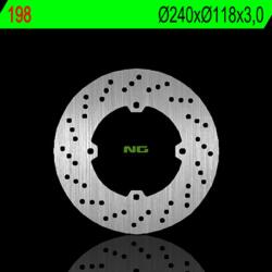 NG Brake Disc NG BRAKES Fix Fék Tárcsa - 198 NG Brake Disc Fékrendszer és alkatrészei Fékbetétek, fékpofák és féktárcsák Féktárcsák