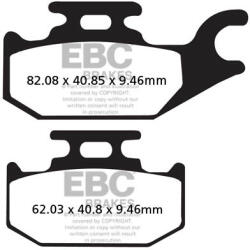 EBC Brakes EBC SFA307HH robogó fékbetét szett (1 tárcsához) EBC Brakes Fékrendszer és alkatrészei Fékbetétek, fékpofák és féktárcsák Tárcsafékbetétek