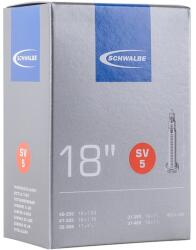 SCHWALBE (Vélo) SCHWALBE 18" belső gumi 450 x 35A - Presta szelep - alumínium (40-355-37-400) (SV5) kerékpárhoz SCHWALBE (Vélo) Egyéb járművek Kerékpározás Kerékpár-alkatrészek Kerékpárkerekek és kerékalkatrészek Ker
