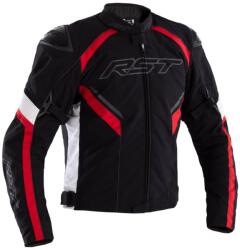 RST Sabre CE textil dzseki - fekete/fehér/piros XL méretben RST Ruházat és védőfelszerelés Kabátok Motoros textil-, hálós és vízálló kabátok