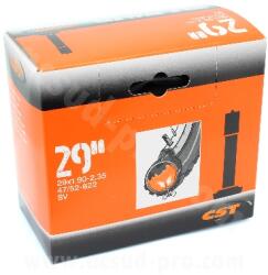 CST 29" x 1.90-2.35 kerékpár belső gumi, Schrader szelep, öntömítő (47/52-622) CST Egyéb járművek Kerékpározás Kerékpár-alkatrészek Kerékpárkerekek és kerékalkatrészek Kerékpár-belső gumik