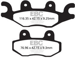 EBC Brakes EBC FA484TT fékbetét szett (1 tárcsához) EBC Brakes Fékrendszer és alkatrészei Fékbetétek, fékpofák és féktárcsák Tárcsafékbetétek