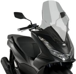 Puig V-Techline szélvédő Honda PCX125 2021-től, füstszínű Puig Váz, idomok és járműkiegészítők Szélvédők és tartozékaik Szélvédők Motorkerékpár- és robogószélvédők